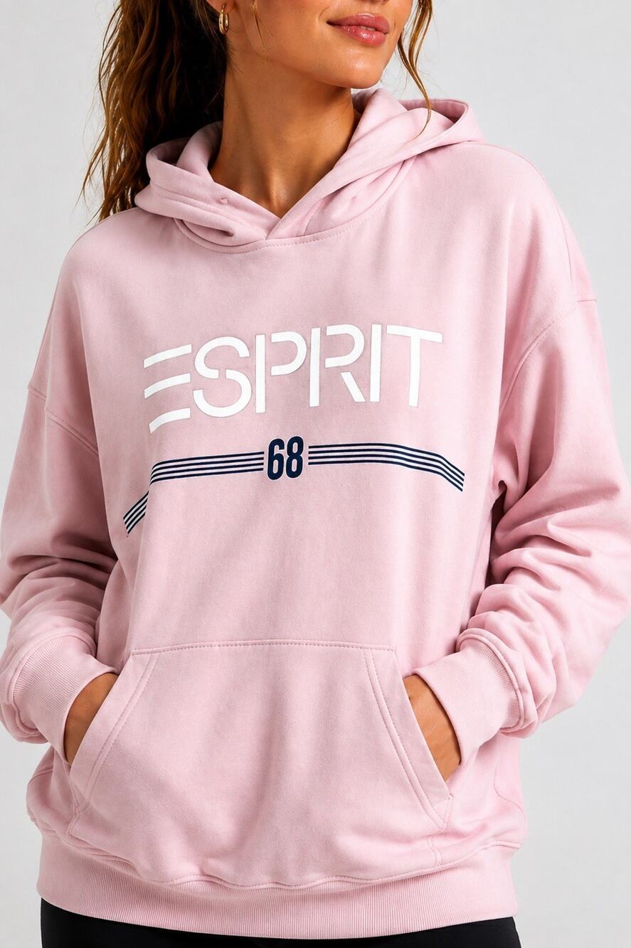 ESPRIT RARE Vintage Viral Hoodie Pull Over Sweater Retro Hooded Sweatshirt Sz S